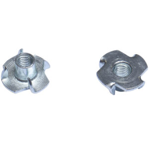 Einschlagmuttern M10 x 13 mm mit Schlitz, 5 Stück