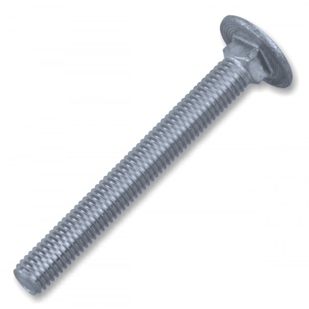 Schlossschraube M12x60mm aus A2 Edelstahl Vollgewinde