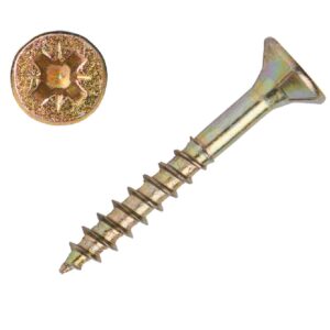 Spanplattenschraube 5,0 x 40 mm 1kg Pack Senkkopf Teilgewinde Kreuzschlitz PZ-Antrieb