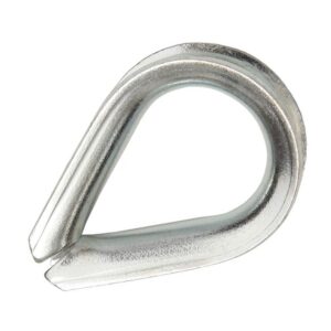 10 Stk. Kausche 6mm Edelstahl