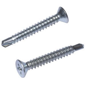 Bohrschrauben 4,2 x 45 mm 14 Stück verzinkt mit Senkkopf DIN 7504 P
